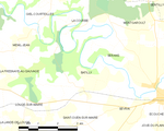 Map commune FR insee code 61027